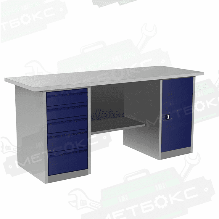 Верстак с тумбой и драйвером ВП-4/1,9 купить в Красноярске Верстак с тумбой и драйвером ВП-4/1,9 купить в Красноярске