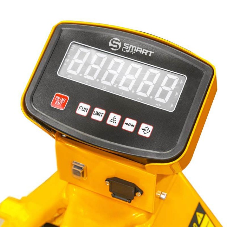 Гидравлическая тележка с весами BFC25 (г/п 2500 кг, вилы 1150x570 мм, PDP) SMARTLIFT (SMART) купить в Красноярске Гидравлическая тележка с весами BFC25 (г/п 2500 кг, вилы 1150x570 мм, PDP) SMARTLIFT (SMART) купить в Красноярске