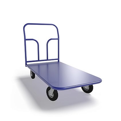 Платформенная тележка ТП 3 (г/п 300 кг, 1000x600 мм, колеса пневматические 250 мм) купить в Красноярске Платформенная тележка ТП 3 (г/п 300 кг, 1000x600 мм, колеса пневматические 250 мм) купить в Красноярске