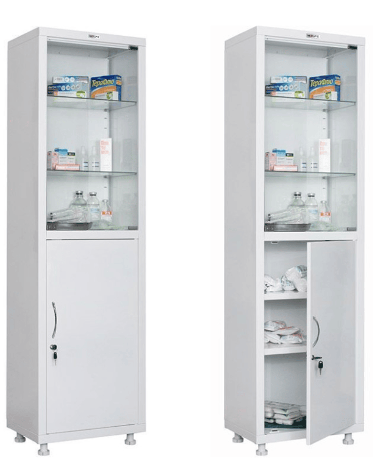 Медицинский шкаф HILFE МД 1 1657/SG купить в Красноярске Медицинский шкаф HILFE МД 1 1657/SG купить в Красноярске
