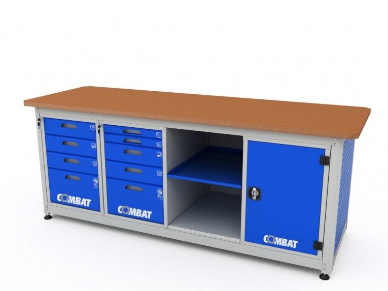 Верстак четырехтумбовый COMBAT 44501.2340 купить в Красноярске Верстак четырехтумбовый COMBAT 44501.2340 купить в Красноярске
