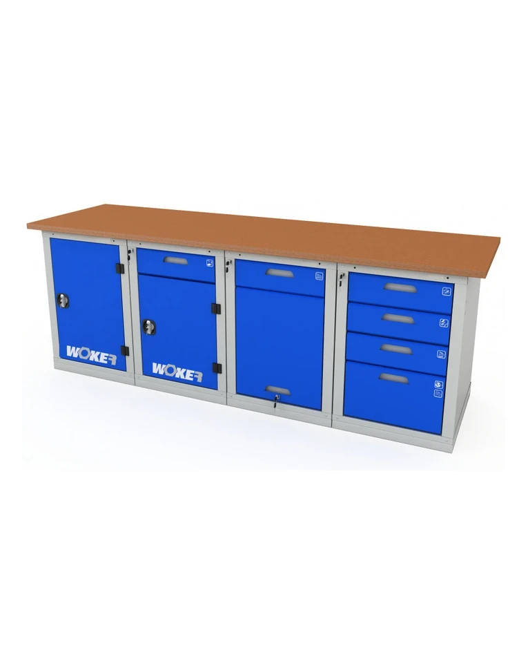 Верстак четырехтумбовый WOKER PRO 41224.2400 купить в Красноярске