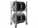 Стеллаж MS PRO 1350/781X606 передвижной для хранения до 4 шин купить в Красноярске