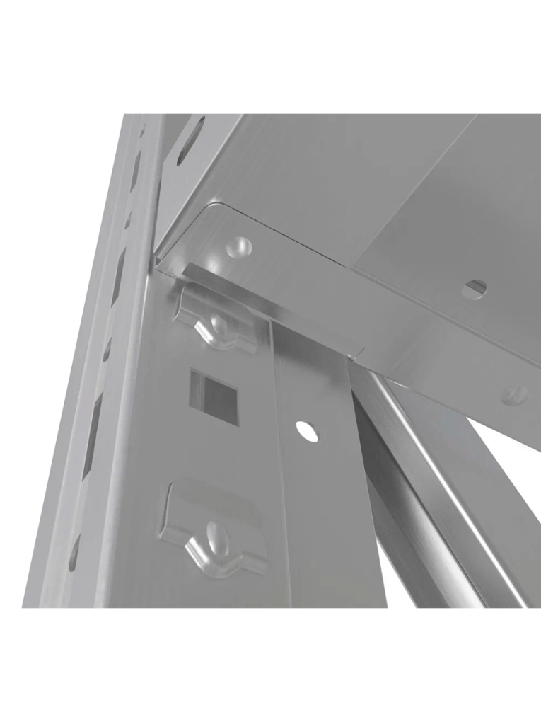 Стеллаж MS U 2500x1200x600 5 полок (180 кг, металл) купить в Красноярске Стеллаж MS U 2500x1200x600 5 полок (180 кг, металл) купить в Красноярске