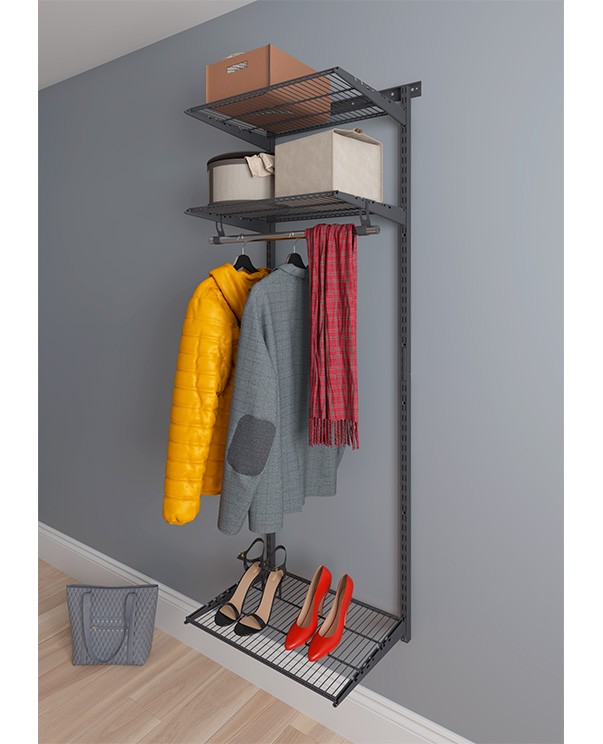 Гардеробная система Практик Home Basic G60 графит купить в Красноярске Гардеробная система Практик Home Basic G60 графит купить в Красноярске