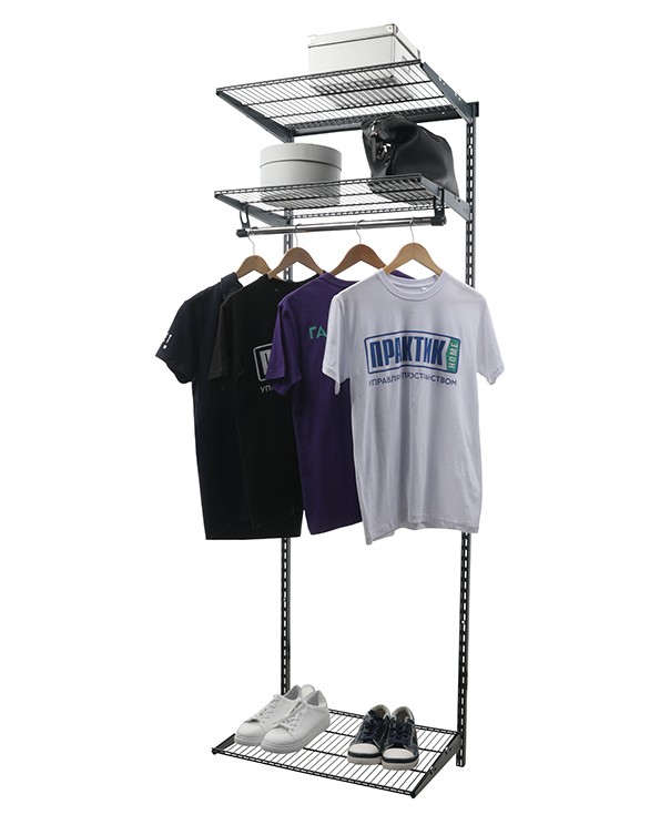 Гардеробная система Практик Home Basic G60 графит купить в Красноярске Гардеробная система Практик Home Basic G60 графит купить в Красноярске