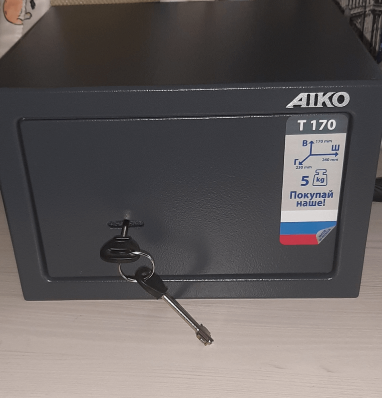 Мебельный сейф Aiko T-170 KL купить в Красноярске