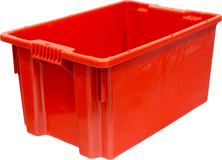 Ящик 600х400х300 сплошной цв. красный купить в Красноярске Ящик 600х400х300 сплошной цв. красный купить в Красноярске