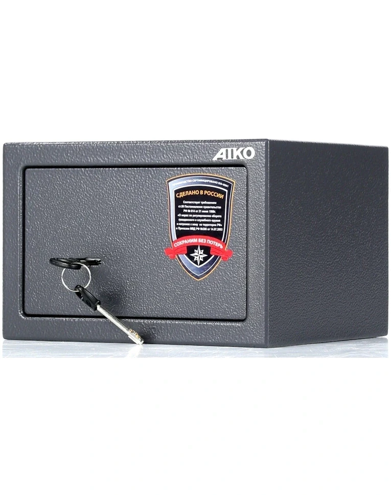 Пистолетный сейф Aiko TT-170, закрытый вид справа Пистолетный сейф Aiko TT-170, закрытый вид справа