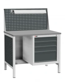 Верстак ДиКом ВЛ-К-100-05+Э1 со светильником