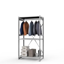 Стеллаж для одежды ТСУ Универсал 2000х1060х600 3 полки, 1 штанга Стеллаж для одежды ТСУ Универсал 2000х1060х600 3 полки, 1 штанга