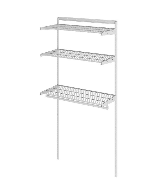 Гардеробная система Практик Home Basic G90 белая купить в Красноярске Гардеробная система Практик Home Basic G90 белая купить в Красноярске