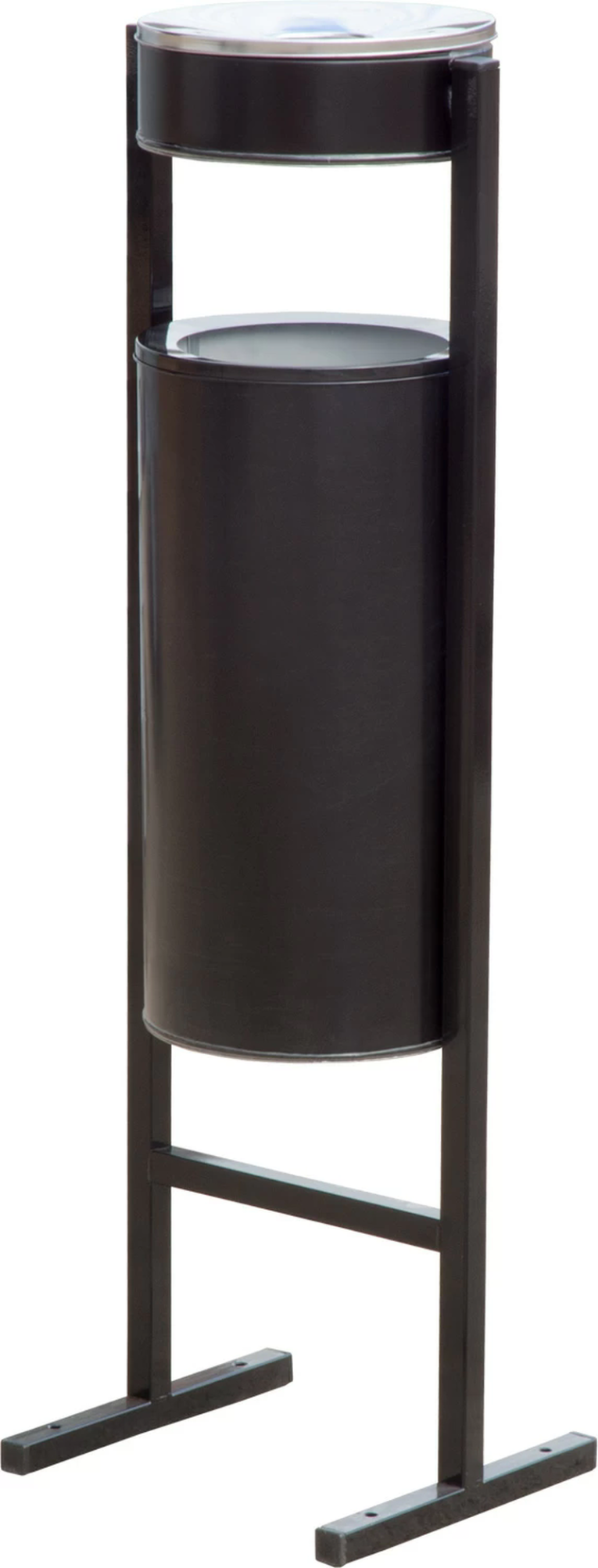 Урна уличная с пепельницей 25 литров черный купить в Красноярске