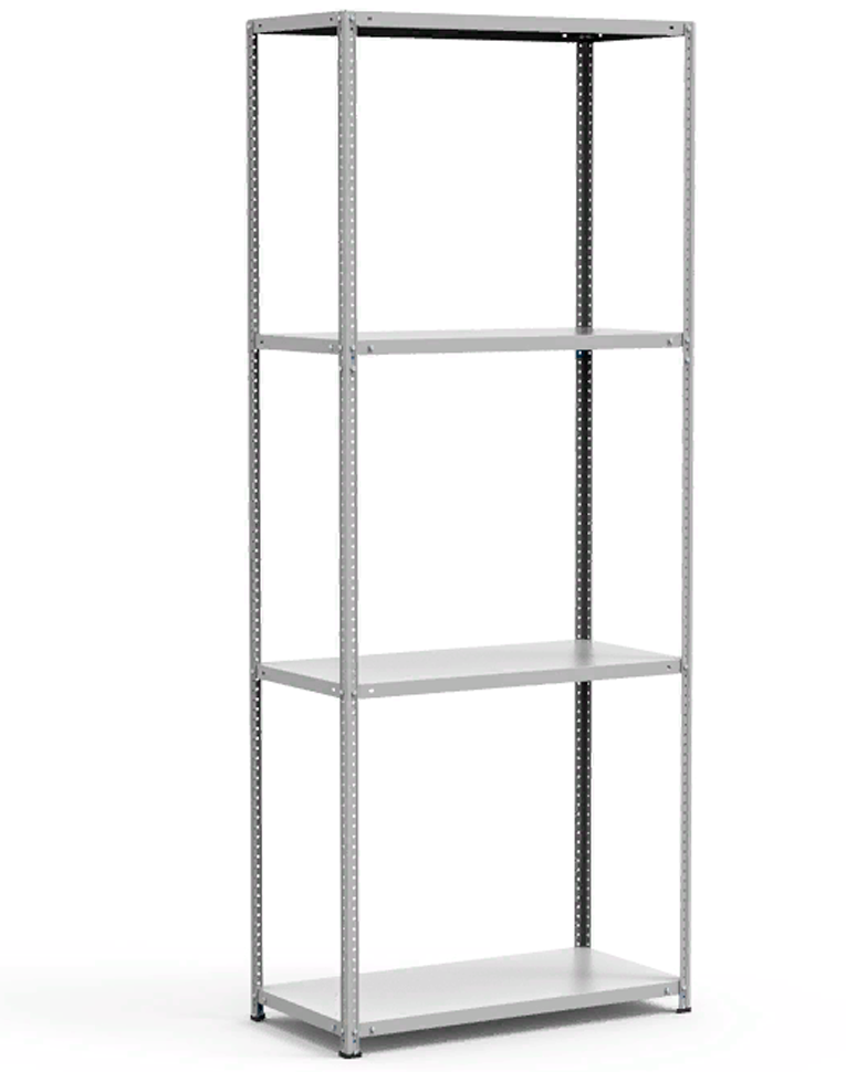 Стеллаж металлический Титан МС-500 1800х1000х600 4 полки купить в Красноярске Стеллаж металлический Титан МС-500 1800х1000х600 4 полки купить в Красноярске