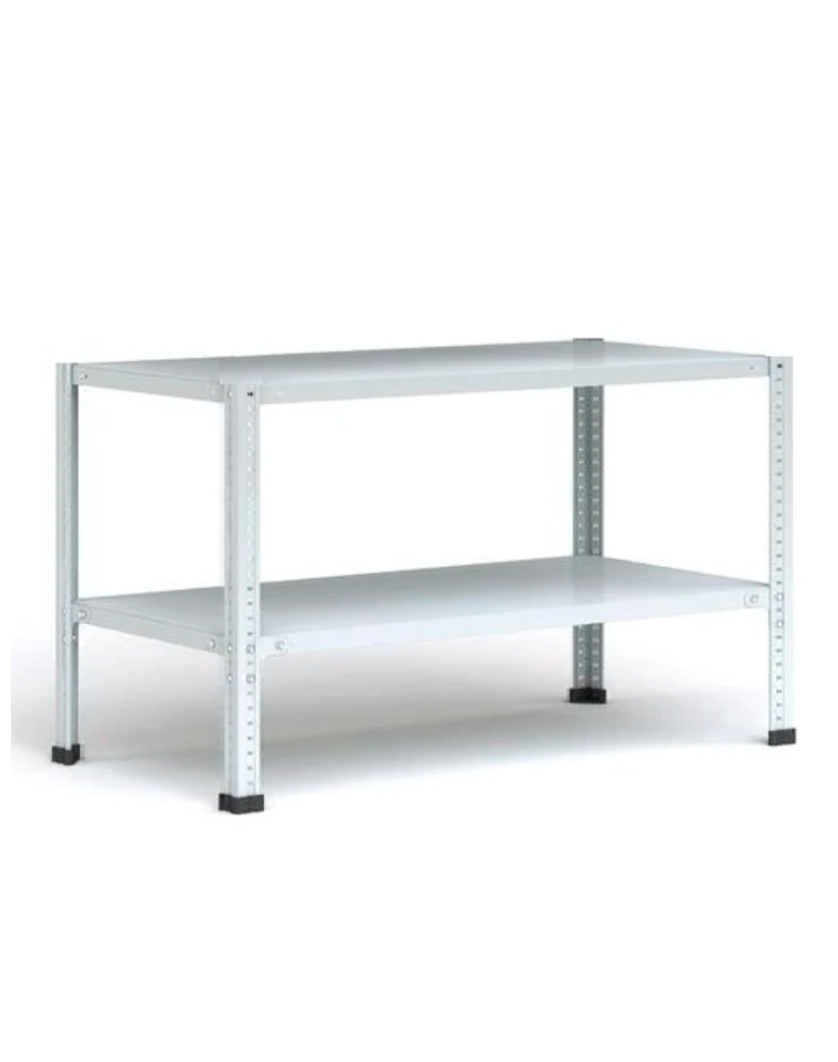 Стеллаж металлический Титан МС-500 1200х700х400 2 полки купить в Красноярске Стеллаж металлический Титан МС-500 1200х700х400 2 полки купить в Красноярске