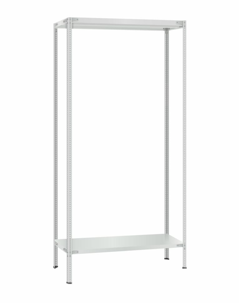 Стеллаж металлический Титан МС-500 2400х1000х400 2 полки купить в Красноярске Стеллаж металлический Титан МС-500 2400х1000х400 2 полки купить в Красноярске