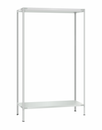 Стеллаж металлический Титан МС-500 2300х1200х500 2 полки Стеллаж металлический Титан МС-500 2300х1200х500 2 полки