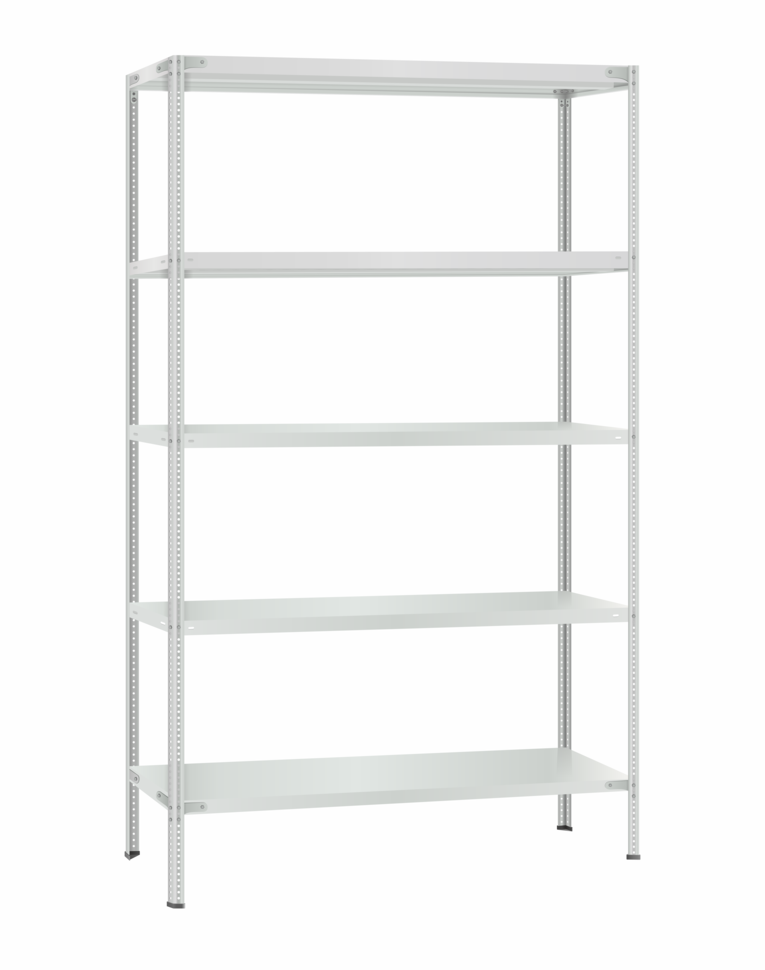 Стеллаж металлический Титан МС-500 3000х1200х600 5 полок купить в Красноярске Стеллаж металлический Титан МС-500 3000х1200х600 5 полок купить в Красноярске