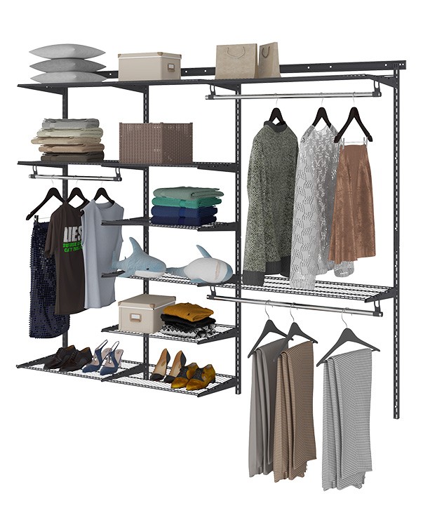 Гардеробная система Практик Home Max G210 графит купить в Красноярске Гардеробная система Практик Home Max G210 графит купить в Красноярске