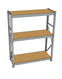 Стеллаж грузовой СГР 2000x900x800 3 полки (ДСП) Стеллаж грузовой СГР 2000x900x800 3 полки (ДСП)