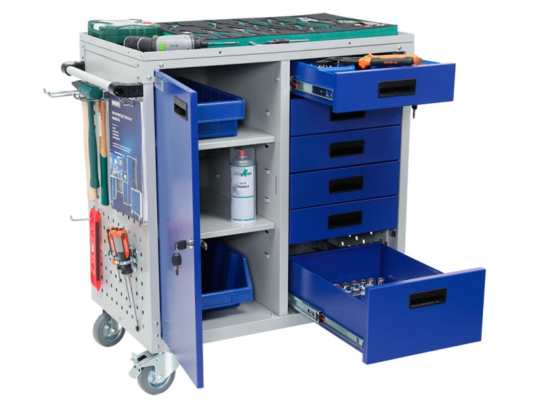 Инструментальная тележка WDS D-6.1 купить в Красноярске Инструментальная тележка WDS D-6.1 купить в Красноярске