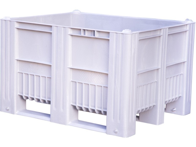 Контейнер 1200x1000x740 мм сплошной на полозьях серый купить в Красноярске Контейнер 1200x1000x740 мм сплошной на полозьях серый купить в Красноярске