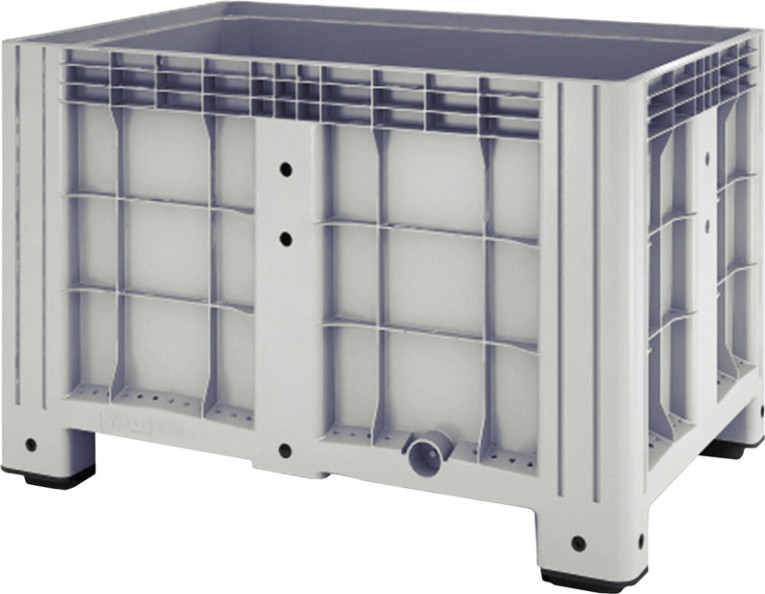 Контейнер 1200х800х800 сплошной, на ножках серый купить в Красноярске Контейнер 1200х800х800 сплошной, на ножках серый купить в Красноярске