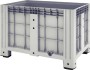 Контейнер 1200х800х800 сплошной, на ножках серый Контейнер 1200х800х800 сплошной, на ножках серый
