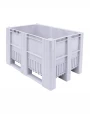 BoxPallet 1200х800х740 мм светло-серый сплошной