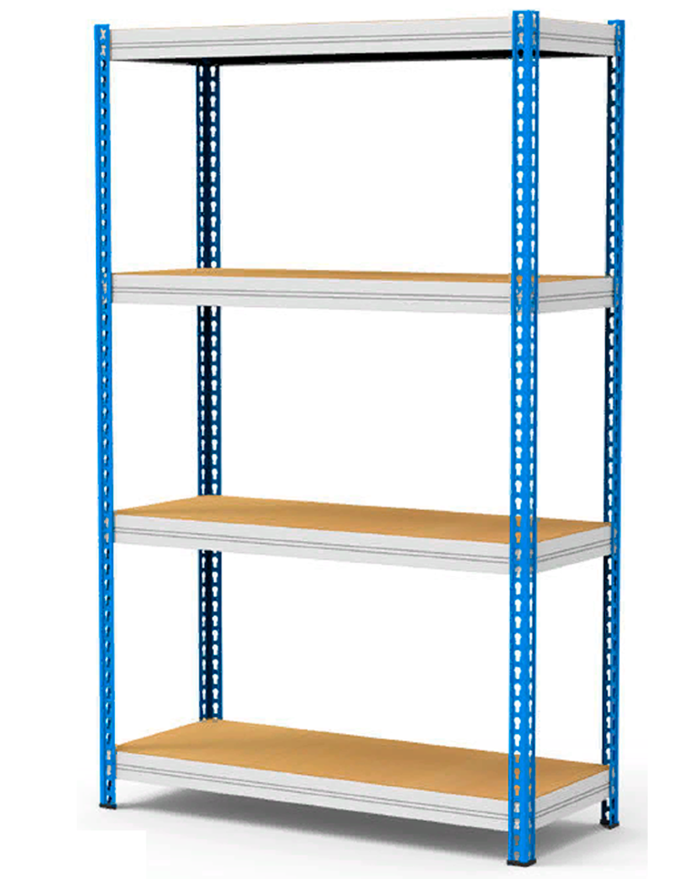 Стеллаж металлический МКФ 3000х1510х610 4 полки купить в Красноярске Стеллаж металлический МКФ 3000х1510х610 4 полки купить в Красноярске