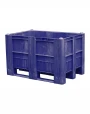 BoxPallet 1200х800х740 мм синий сплошной