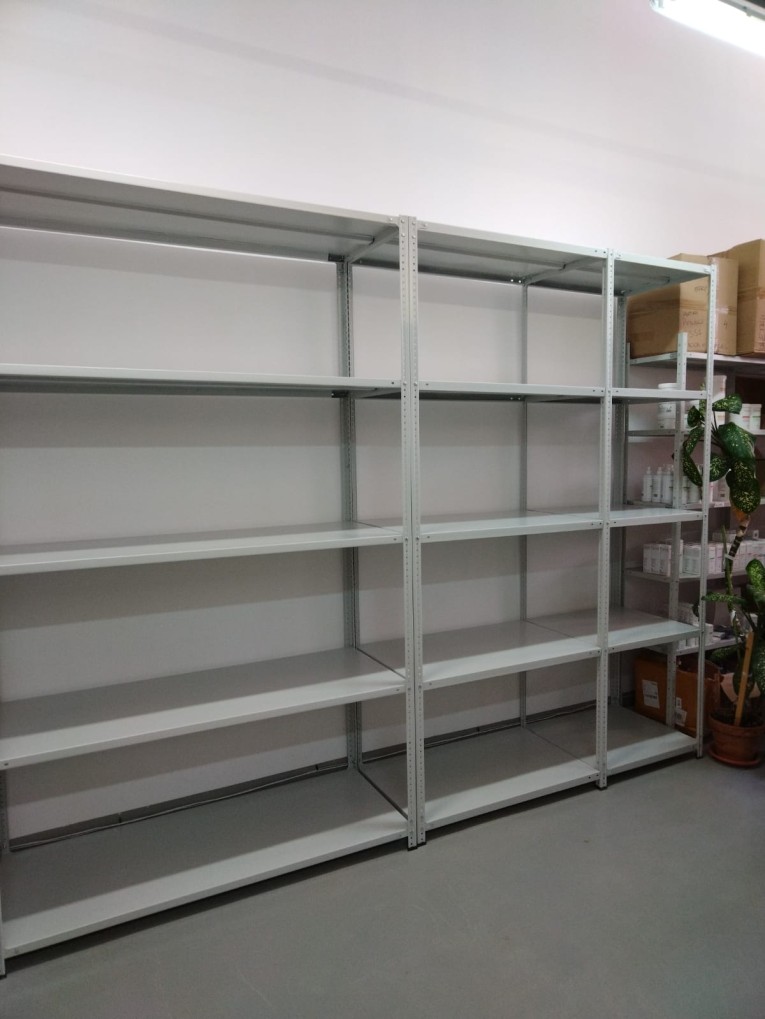 Стеллаж металлический Титан МС-500 2000х1000х600 5 полок купить в Красноярске Стеллаж металлический Титан МС-500 2000х1000х600 5 полок купить в Красноярске