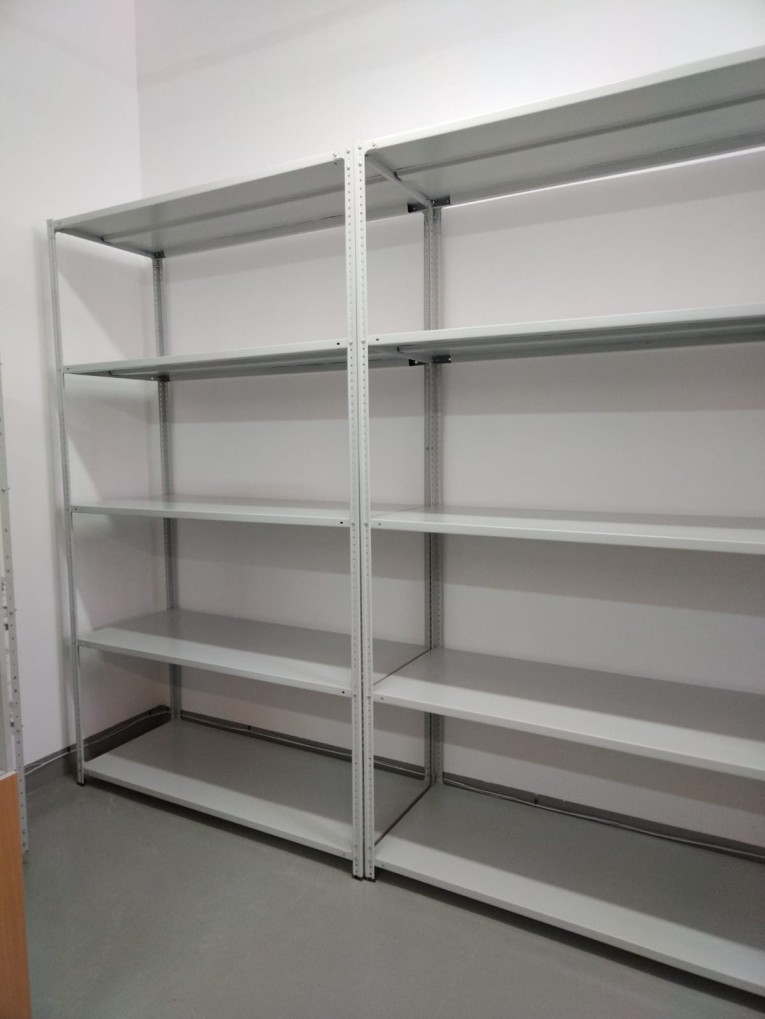 Стеллаж металлический Титан МС-500 2000х1000х600 5 полок купить в Красноярске Стеллаж металлический Титан МС-500 2000х1000х600 5 полок купить в Красноярске