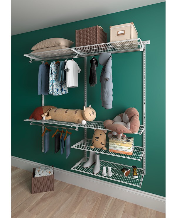 Гардеробная система Практик Home Optima G180 белая купить в Красноярске Гардеробная система Практик Home Optima G180 белая купить в Красноярске