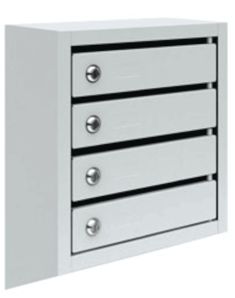 Ящик почтовый ПМ-4 с задней стенкой купить в Красноярске Ящик почтовый ПМ-4 с задней стенкой купить в Красноярске