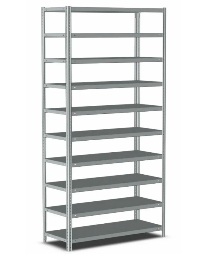 Стеллаж металлический Титан МС-500 2200х1200х500 10 полок купить в Красноярске