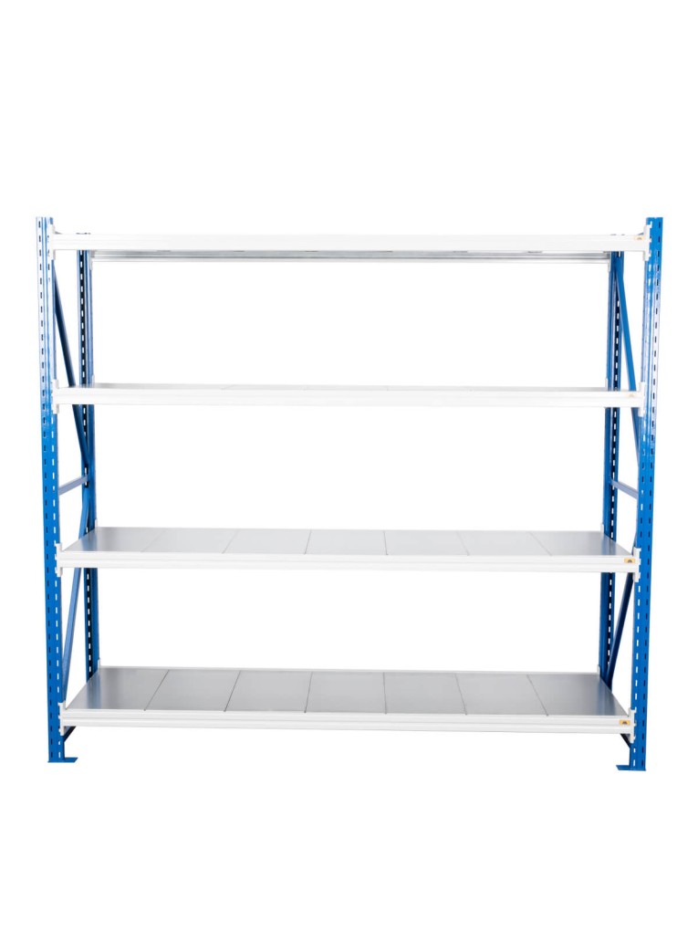 Стеллаж стационарный БиКом СТ-4 250x90x50 4 полки купить в Красноярске Стеллаж стационарный БиКом СТ-4 250x90x50 4 полки купить в Красноярске