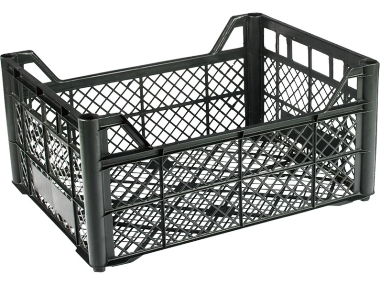 Ящик 400х300х185 сетка ромб чёрный купить в Красноярске Ящик 400х300х185 сетка ромб чёрный купить в Красноярске