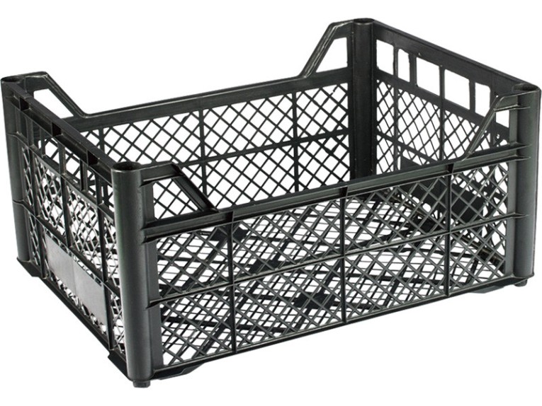 Ящик 400х300х185 сетка ромб чёрный купить в Красноярске Ящик 400х300х185 сетка ромб чёрный купить в Красноярске