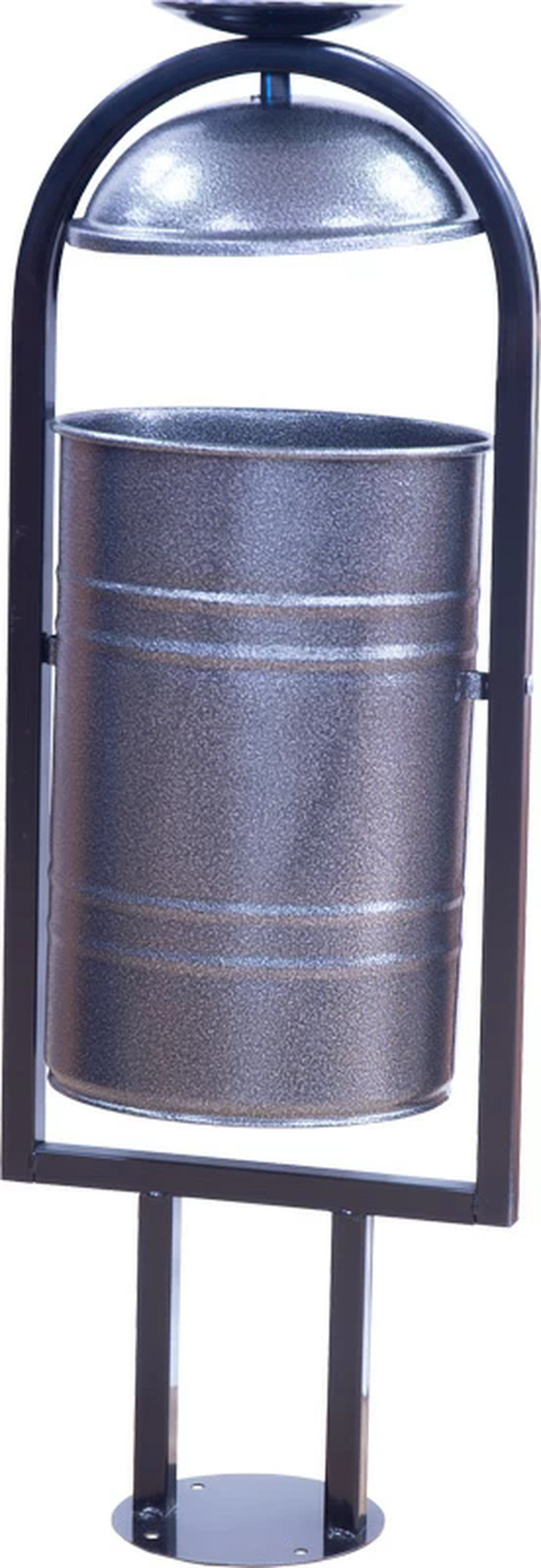 Урна металлическая с пепельницей 1050х370х300 мм серый антик купить в Красноярске Урна металлическая с пепельницей 1050х370х300 мм серый антик купить в Красноярске