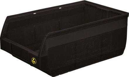 Ящик Palermo 500х310х200 PP, черный антистатичный купить в Красноярске