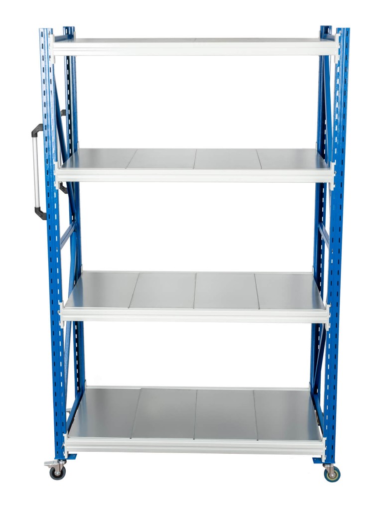 Стеллаж мобильный БиКом СТ-4 300x210x100 4 полки купить в Красноярске Стеллаж мобильный БиКом СТ-4 300x210x100 4 полки купить в Красноярске