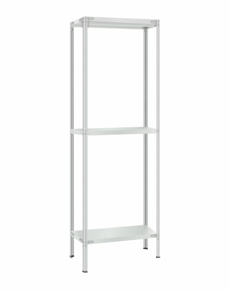 Стеллаж металлический Титан МС-500 2300х700х400 3 полки купить в Красноярске Стеллаж металлический Титан МС-500 2300х700х400 3 полки купить в Красноярске