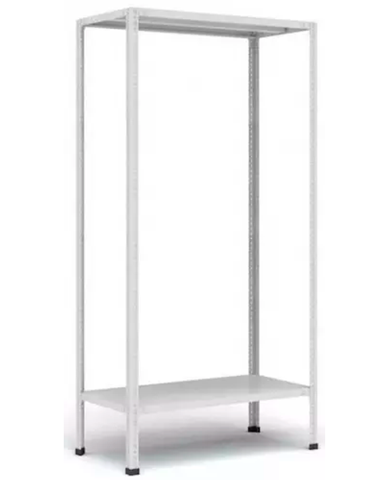 Стеллаж металлический Титан МС-500 1500х1000х500 2 полки купить в Красноярске Стеллаж металлический Титан МС-500 1500х1000х500 2 полки купить в Красноярске