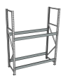 Стеллаж грузовой СГР 2000x900x400 2 полки (без настила) Стеллаж грузовой СГР 2000x900x400 2 полки (без настила)