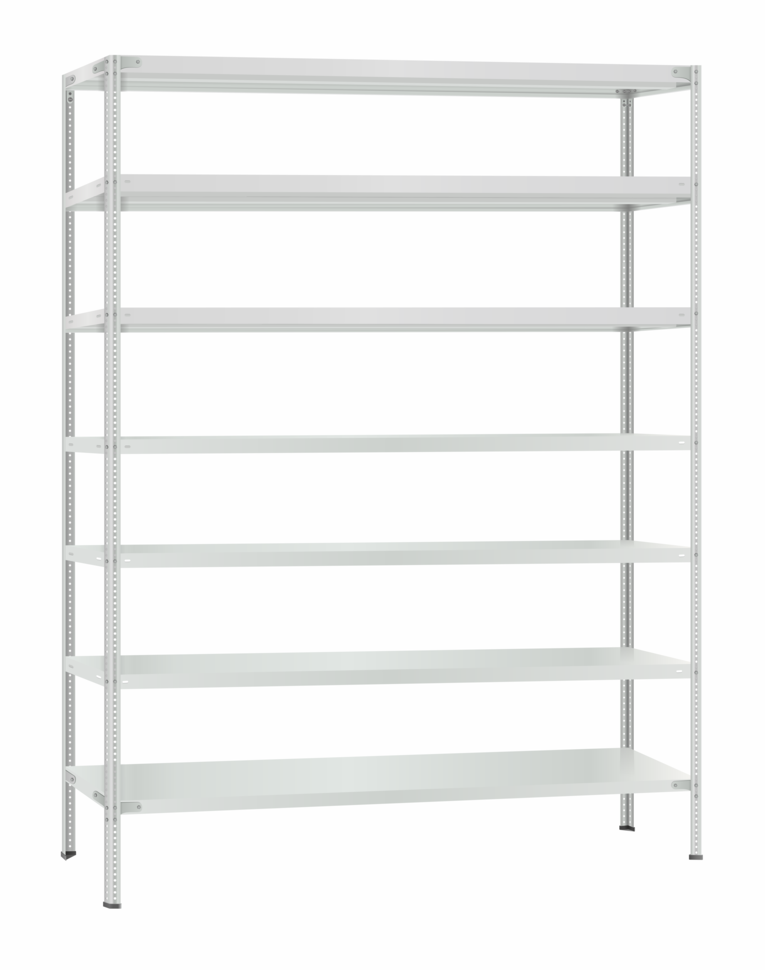 Стеллаж металлический Титан МС-500 2300х1500х300 7 полок купить в Красноярске