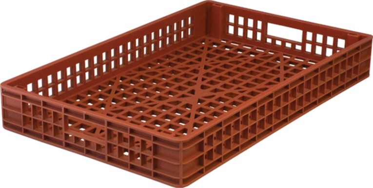 Ящик хлебный 740х460х102 красный купить в Красноярске Ящик хлебный 740х460х102 красный купить в Красноярске