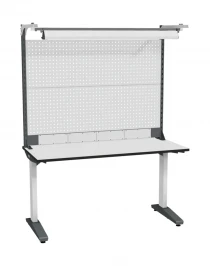 Стол монтажный ДиКом СР-150-01, ESD Thermopal, нерегулируемый, экран Э6, со светильником