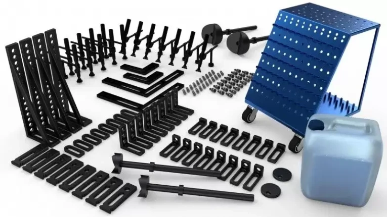 Набор оснастки для сварочного стола №4: Профессиональный (117 предметов) купить в Красноярске Набор оснастки для сварочного стола №4: Профессиональный (117 предметов) купить в Красноярске