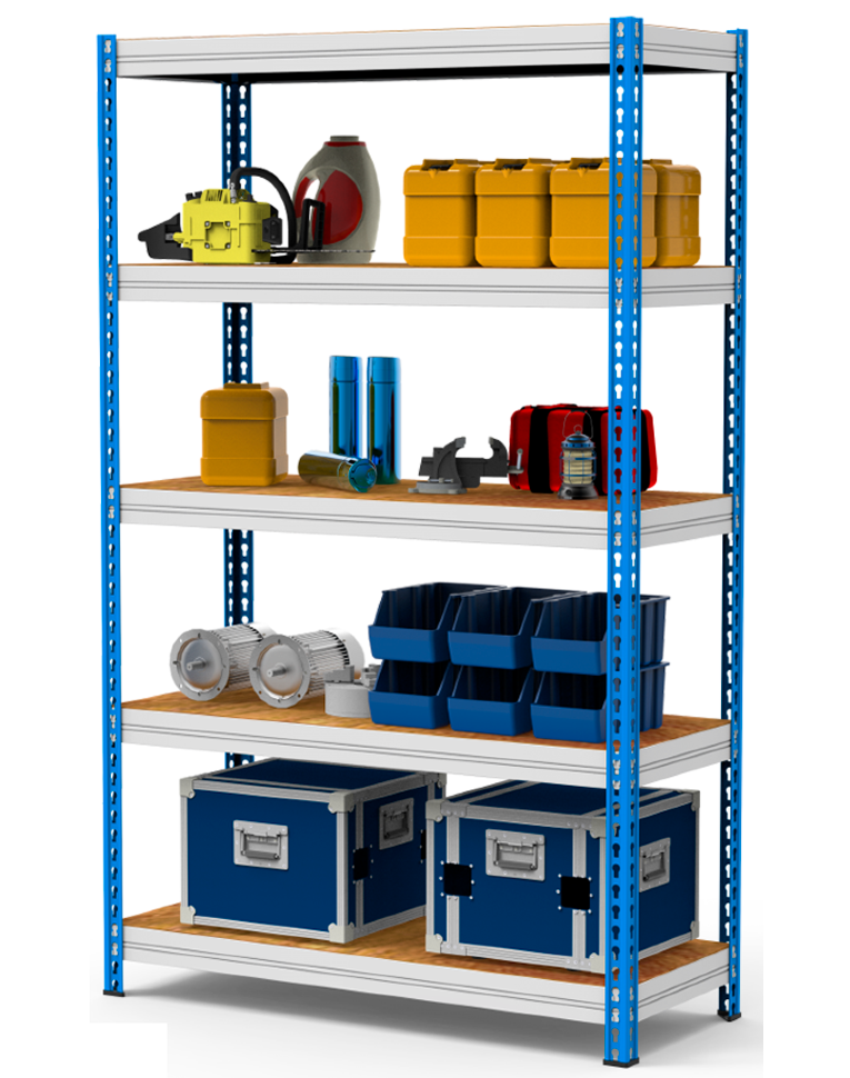 Стеллаж металлический МКФ 3000х1820х910 5 полок купить в Красноярске Стеллаж металлический МКФ 3000х1820х910 5 полок купить в Красноярске